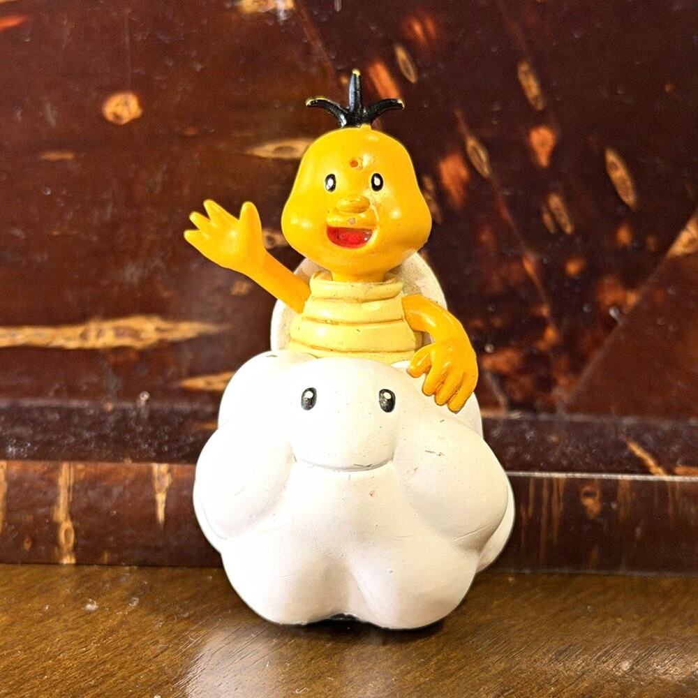 Mario Lakitu Figurine Rubber Yellow Character Cloud collectible